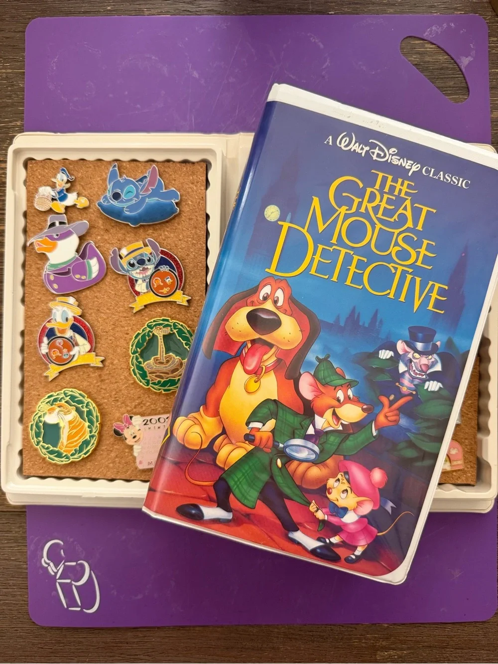 Vintage Disney The Great Mouse Detective VHS Pin Board – Handmade Please Rewind